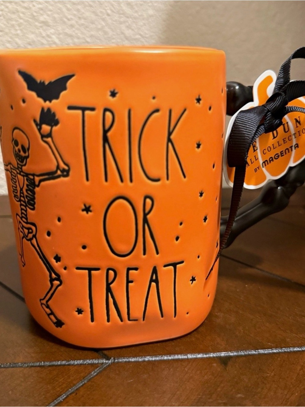 Trick Or Treat Orange Halloween Rae Dunn Mug
